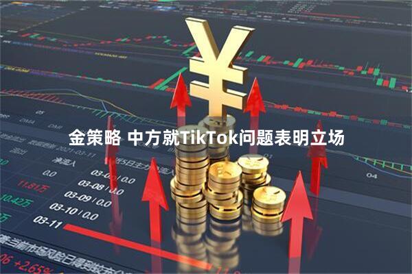 金策略 中方就TikTok问题表明立场